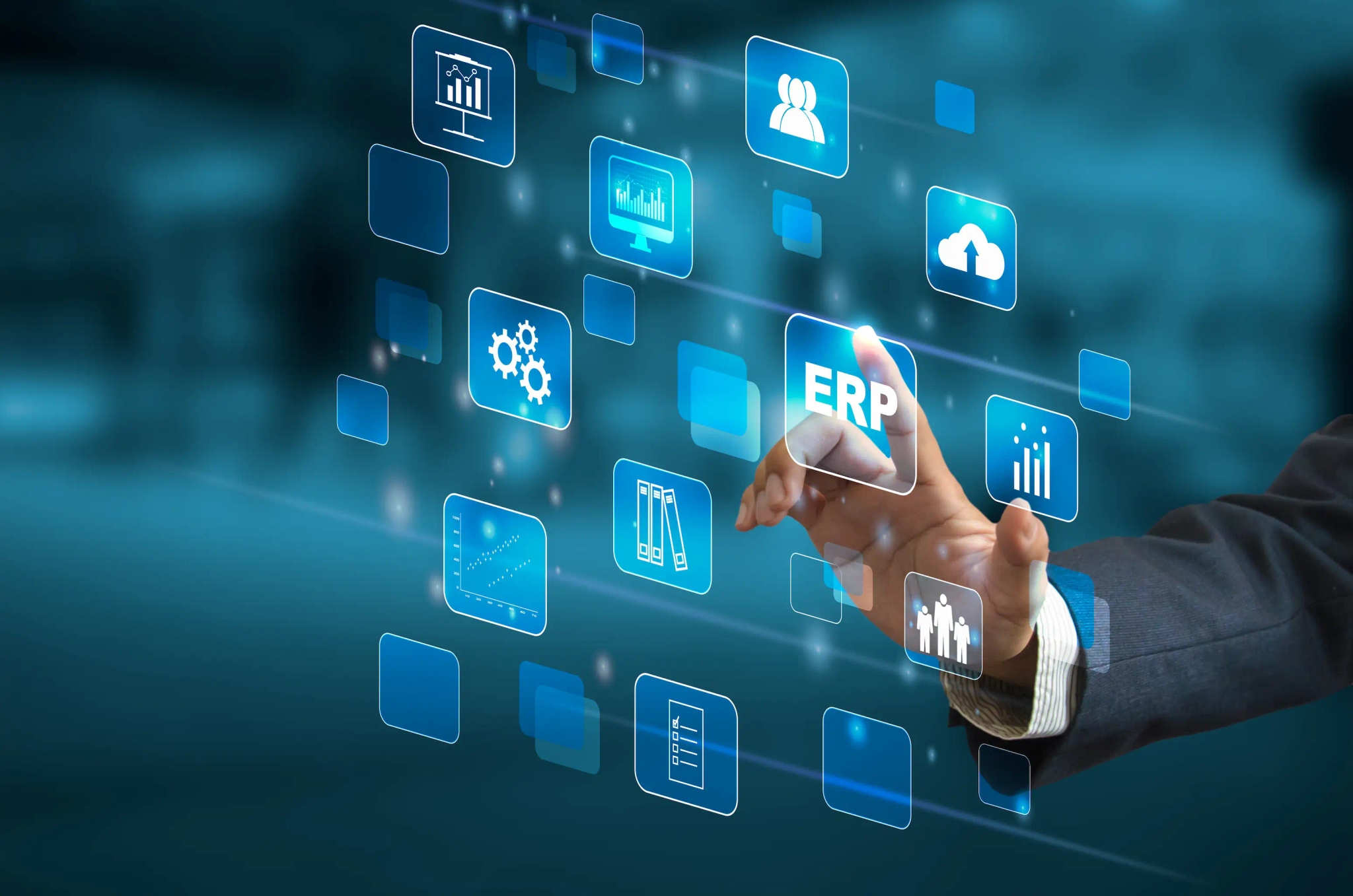 E-ERP - İşletmenizin departmanlarını tek bir dijital platformda birleştiren bütünleşik yönetim sistemi. Veri tekrarını önleyerek departmanlar arası anlık bilgi akışı sağlar ve operasyonel verimliliği artırır.